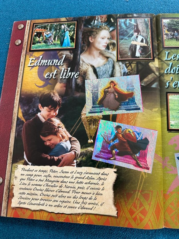 Album Panini complet + poster Le monde de Narnia chapitre 1 stickers autocollants - photo numéro 4