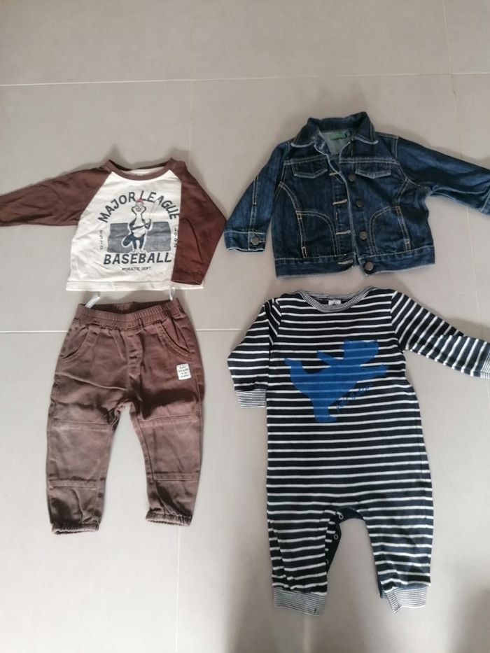 Lot 18 vêtements hiver 18 mois garçon - photo numéro 5