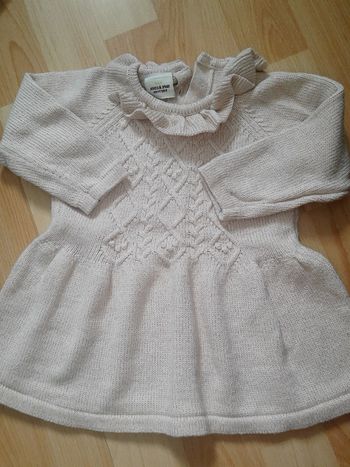 Robe brillante en maille
