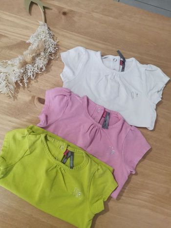 Lot de 3 tee shirts 6 mois