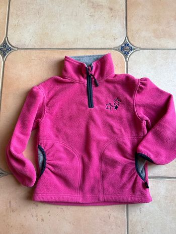 Pull polaire hublot fille 6 ans