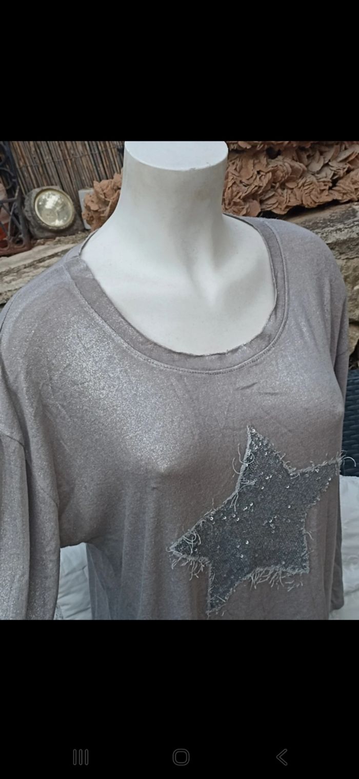 Beau pull fin et léger demi saison taille 42 - photo numéro 5