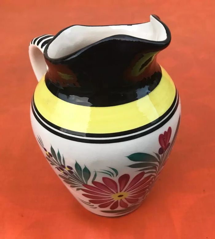 Pichet Faïence HB Quimper Décor floral - photo numéro 3