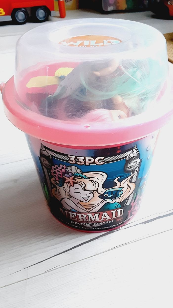 Jeu jouet 33 pièces Mermaid figurine playset wild republic mer et sirènes - photo numéro 5