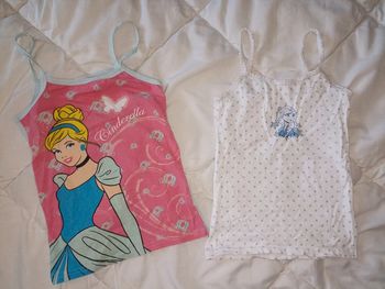 Lot top cendrillon et reine des neiges