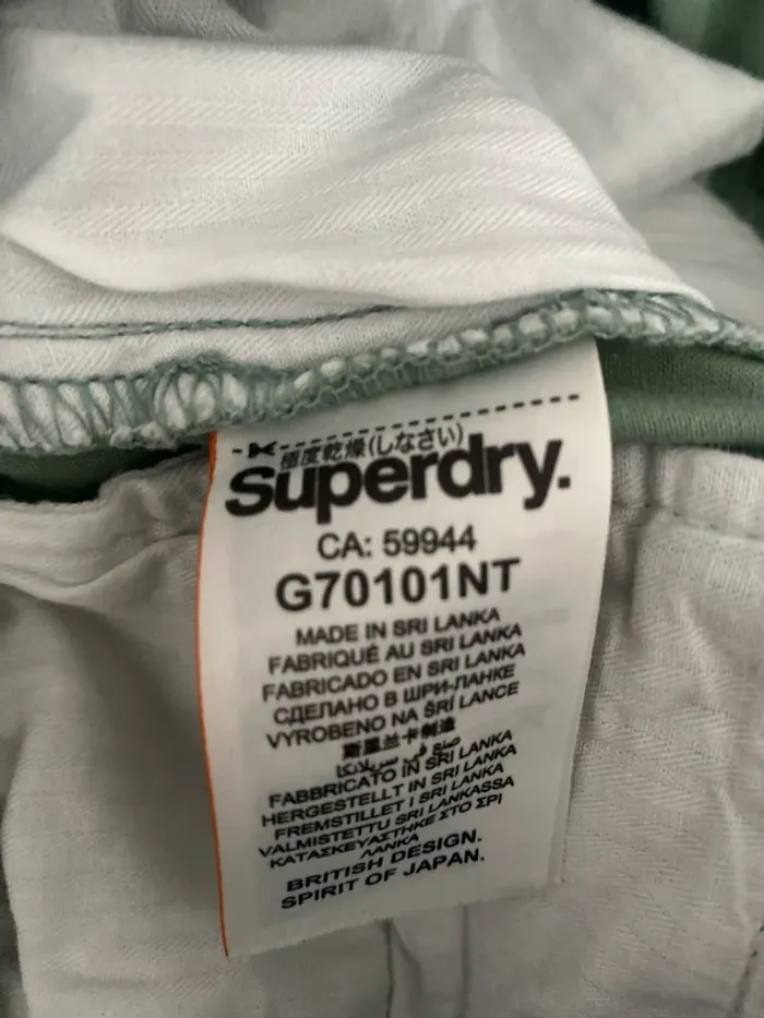 Chino vert anis Superdry - photo numéro 10
