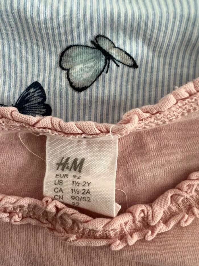 Lot de 2 t-shirts H&M - photo numéro 2