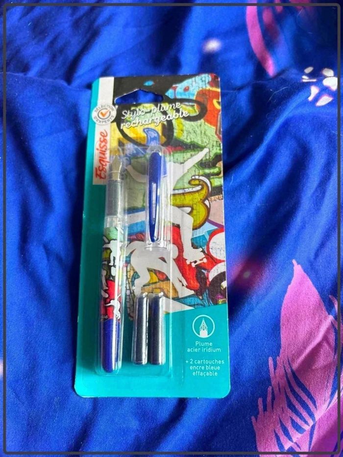 Stylo plume rechargeable neuf avec étiquette