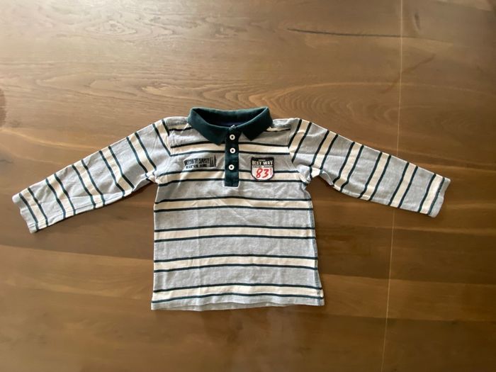 Polo manches longues 4 ans