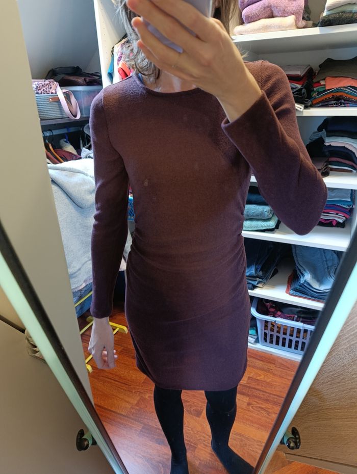 Robe pull neuve prune XS - photo numéro 6