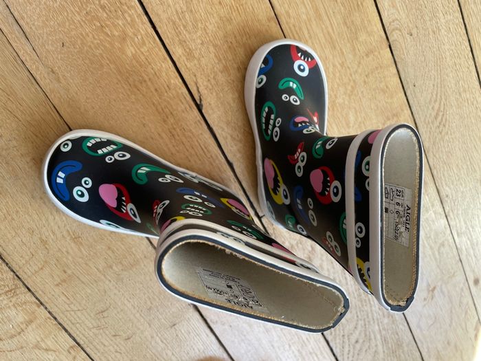 Bottes Aigle avec motif, pointure 23 - photo numéro 2