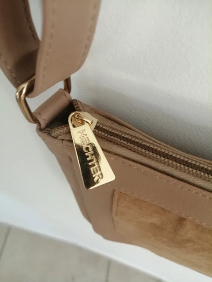 Sac bandoulière Daniel hechter beige - photo numéro 3