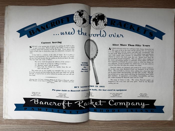 Magazine American Lawn tennis 1935 - photo numéro 7