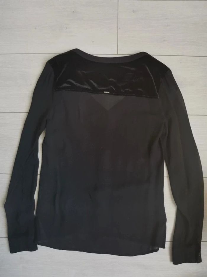 Chemise noire en voile XS - photo numéro 6