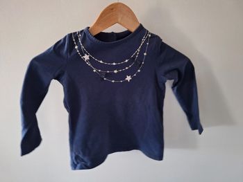 Tee shirt bleu marine Sergent Major 6 ans