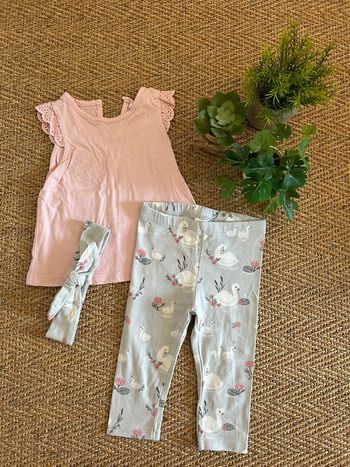 Ensemble H&M fille 9 mois