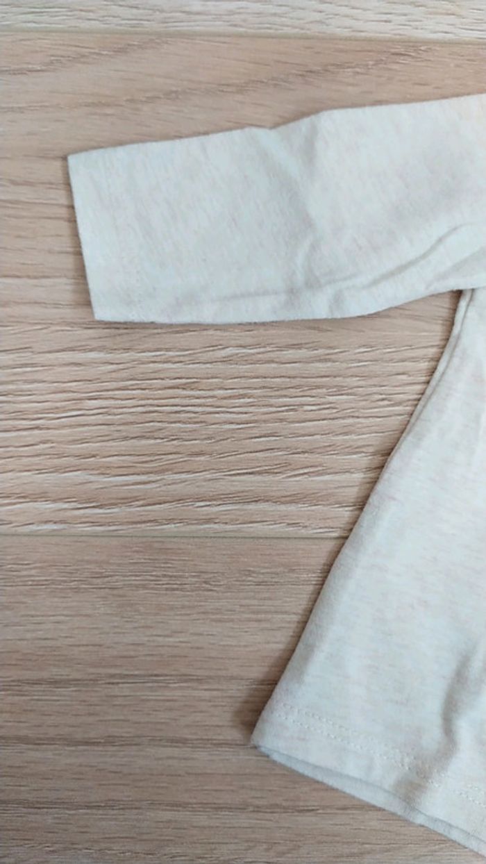 Ensemble gris beige fille 3 mois cœur étoile - photo numéro 8