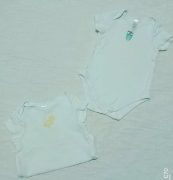 C&A lot 2 bodys bodies manches courtes