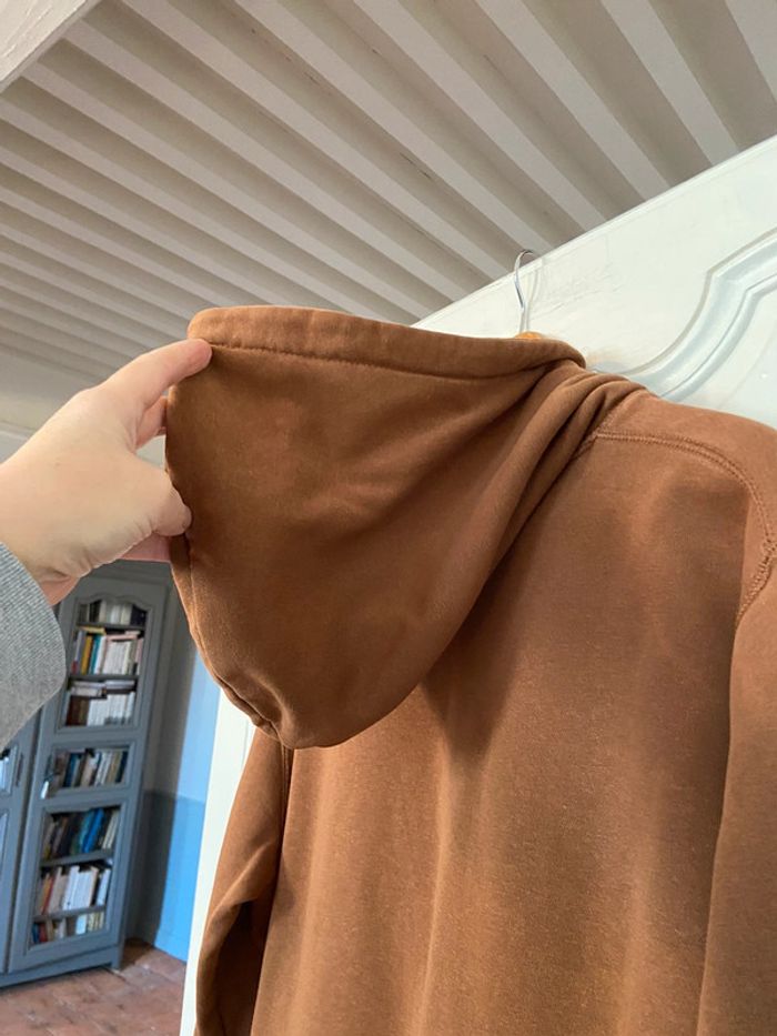 Sweat-shirt à capuche caramel Celio taille M - photo numéro 12
