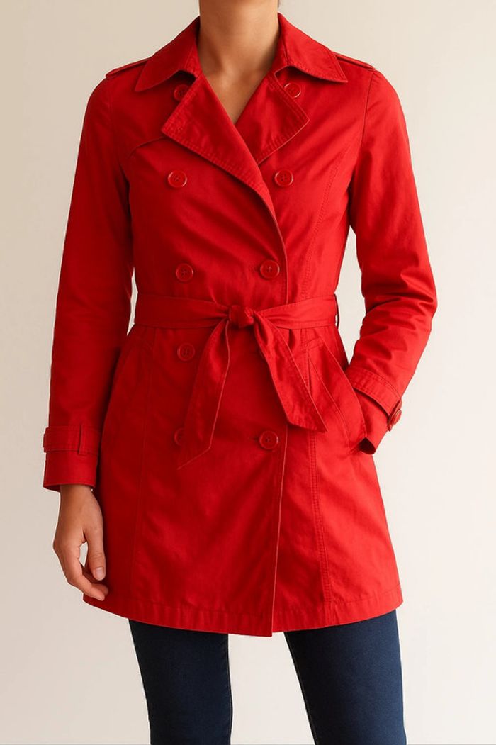 Trench caché cache femme