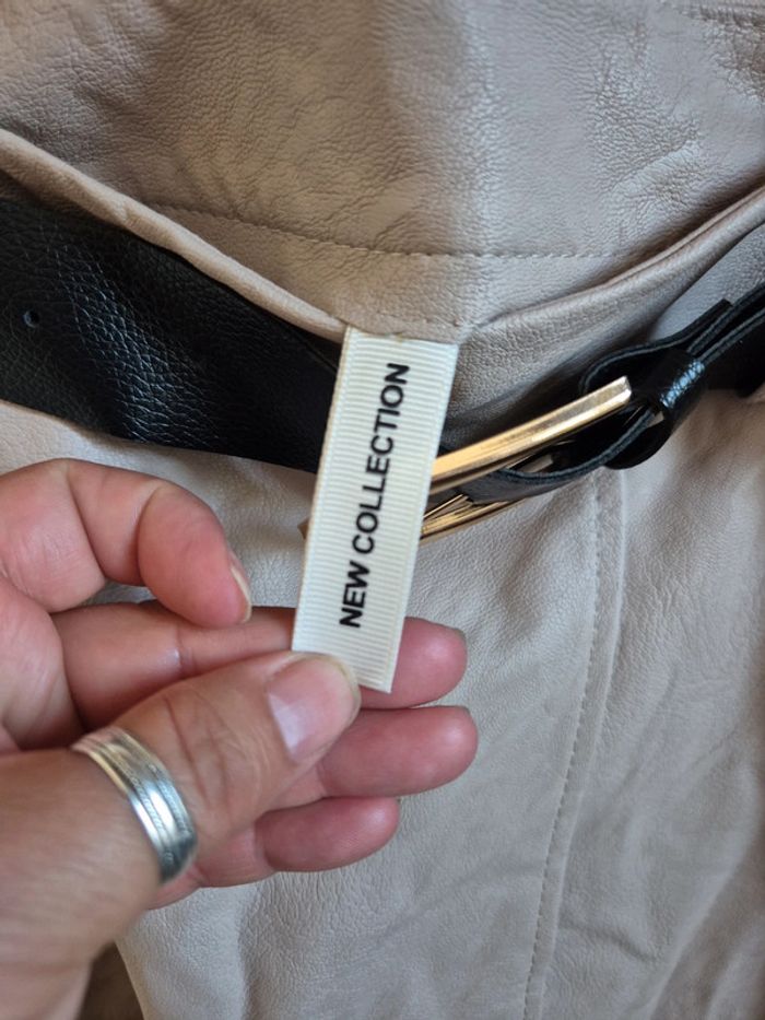 jupe short simili cuir taille 38 - photo numéro 5