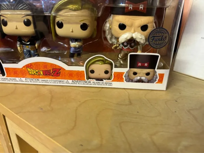 Funko Pop! Animation: Dragon Ball Z - Android 16 / Android 17 / Android 18 / Dr. Gero (4 Pack) - photo numéro 3