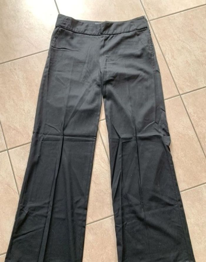 Pantalon noir Zara évasé taille 36