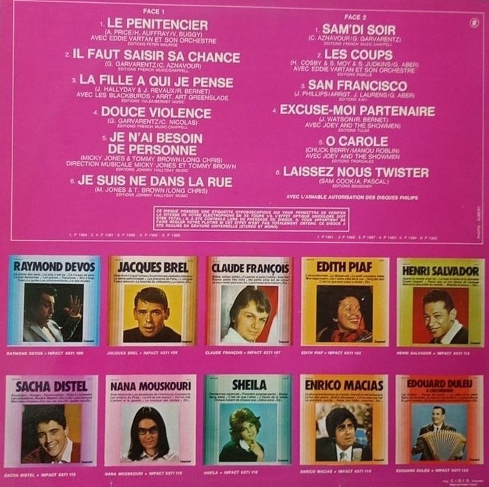 Vinyle Johnny Hallyday le pénitencier vitesse 33 tours format 30 cm - photo numéro 2