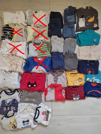 Gros lot 9 mois hiver 29 pièces