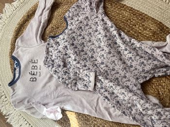 Lot de 2 pyjamas velours