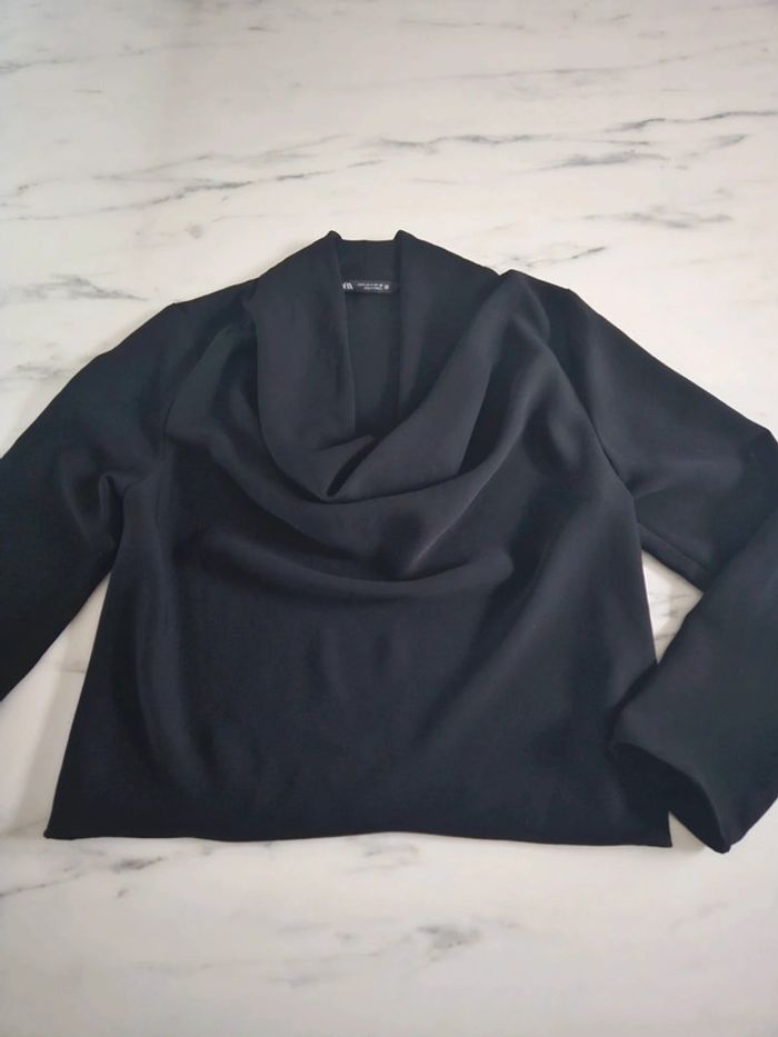 Zara blouse col tombant taille S - photo numéro 7