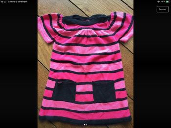 robe miss cutie 18 mois tbe