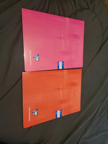 Lot 2 cahier 24x32 48 pages clairefontaine