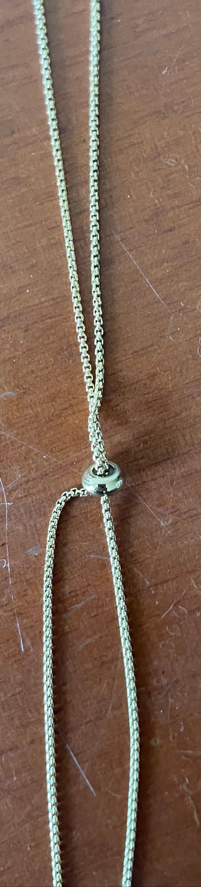 Collier double cœur ajustable - photo numéro 2