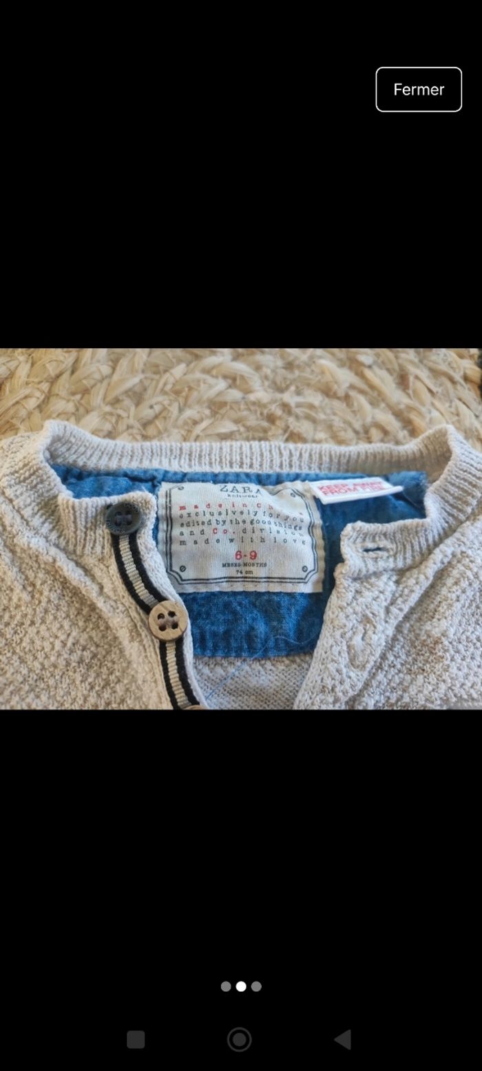 Pull garçon 6-9 mois - photo numéro 2