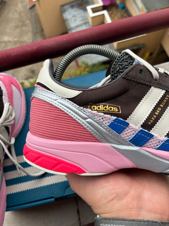 Adidas x Bad Bunny Adizero SL 72 Brown/Clear Pink/Hazy Rose - Taille 44 2/3 - Neuves - photo numéro 6