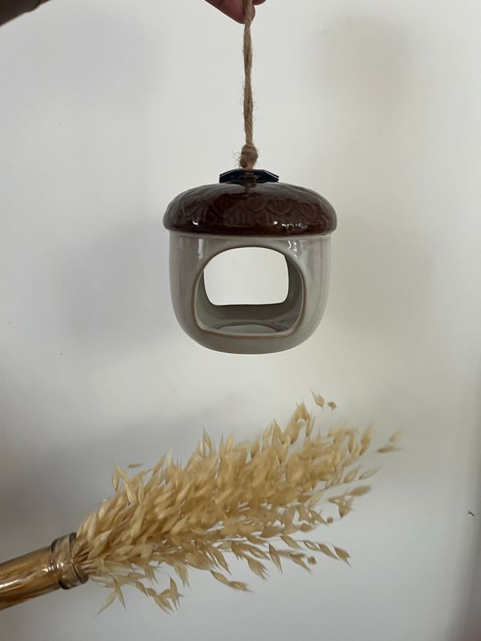Mangeoire à oiseaux en céramique - photo numéro 3