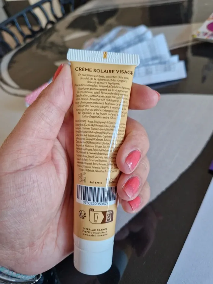 Creme solaire protectrice visage soleil des îles - photo numéro 2