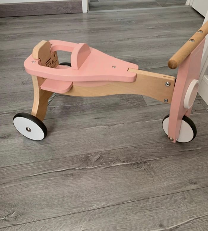Tricycle / porteur en bois Vertbaudet - photo numéro 4