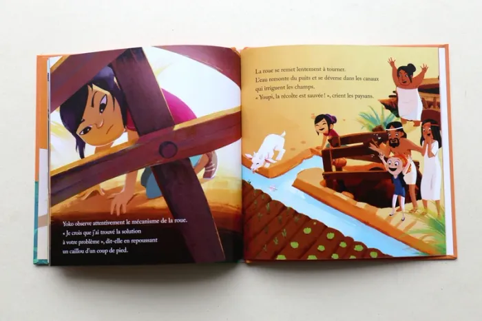 Livre jeunesse "Les fabuleux pouvoirs de la roue" collection "Le club des aventuriers de l'histoire" - photo numéro 5