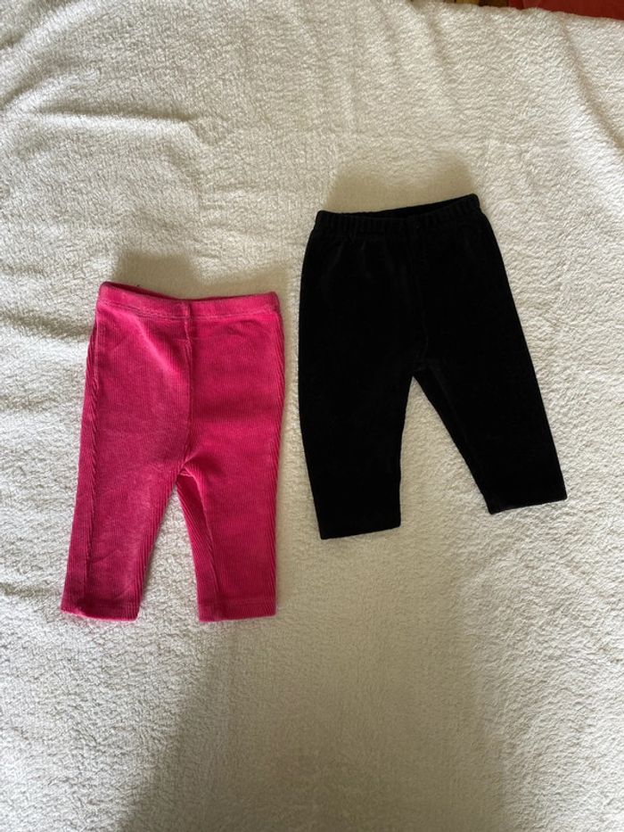 T3mois lot 2 leggings
