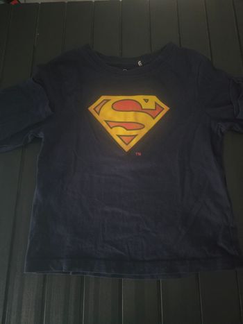 Tee-shirt manche longue superman