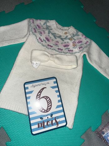 Ensemble Robe Creeks et bandeau 6M