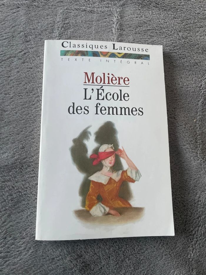 livre l’École des Femmes de Molière