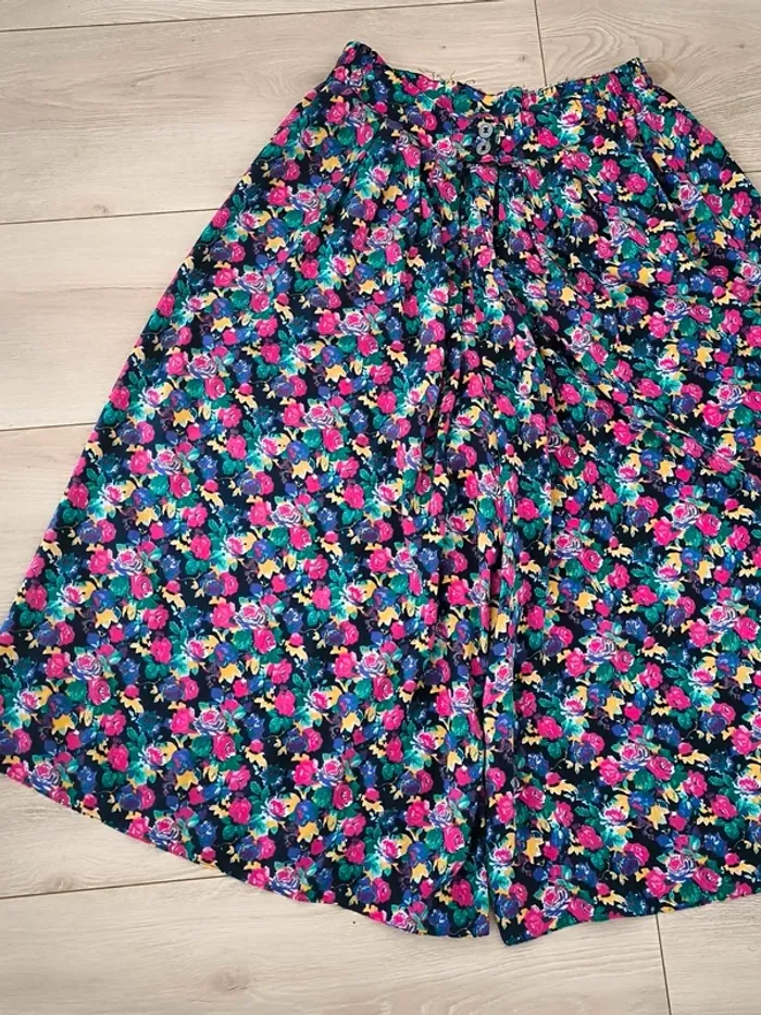 Jupe culotte légère vintage taille 40 - photo numéro 12