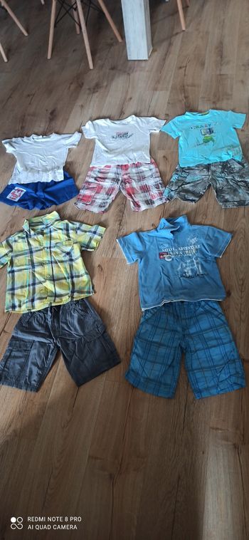 Lot de 5 ensembles été 6 ans