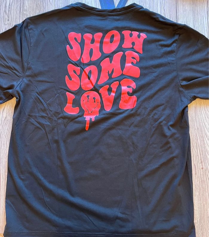 Vintage tee shirt fun show me love taille L - photo numéro 3