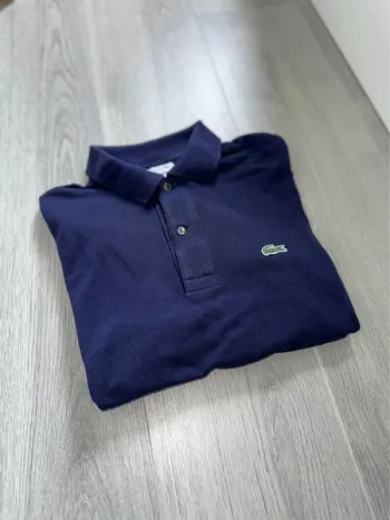 Polo Lacoste bleu marine taille S