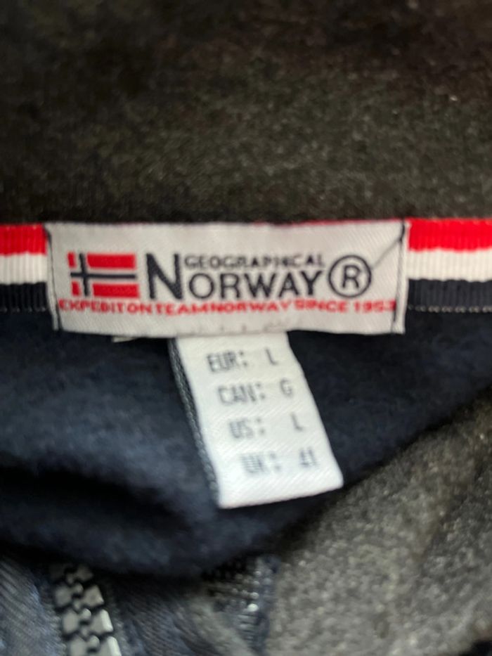 Sweat zippé homme Geographical Norway taille L neuf - photo numéro 9