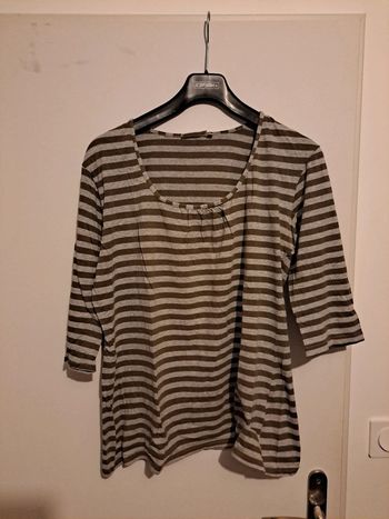 Tee shirt manches 3/4 taille xxl
